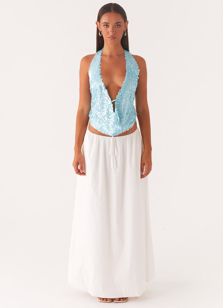 Babi Sequin Top